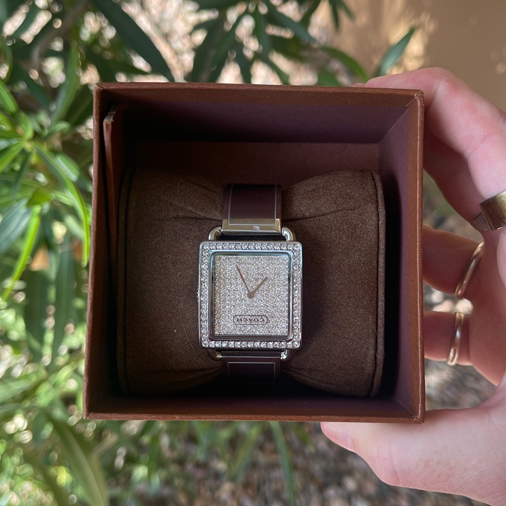 Coach Silver Watch Timeless Accessory